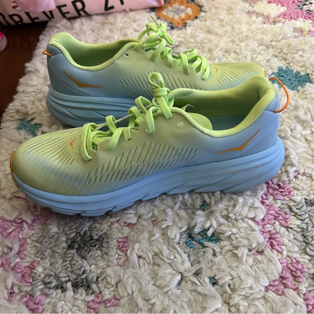 Hoka Women's Rincon 3 Blue and Green Color - Picture 7 of 12